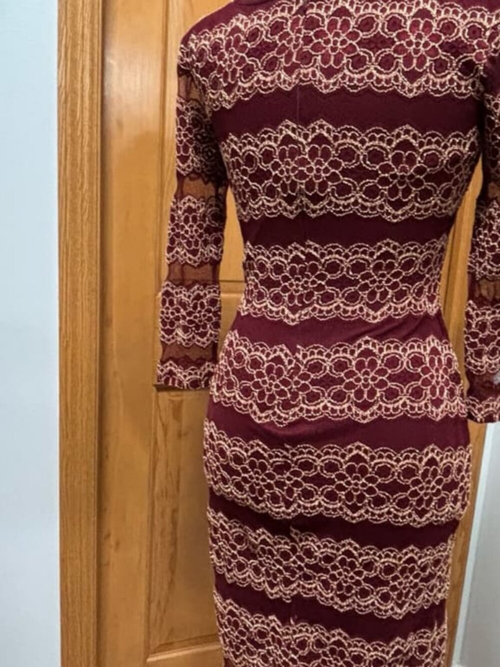 Gold Lace Overlay